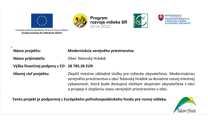 Modernizácia verejného priestranstva